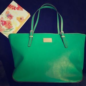 Nine West Kelly Green Tote